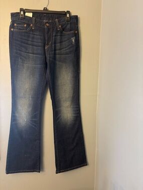 Levi's Dark Blue 553 Boot Cut Jeans - Sz 8R